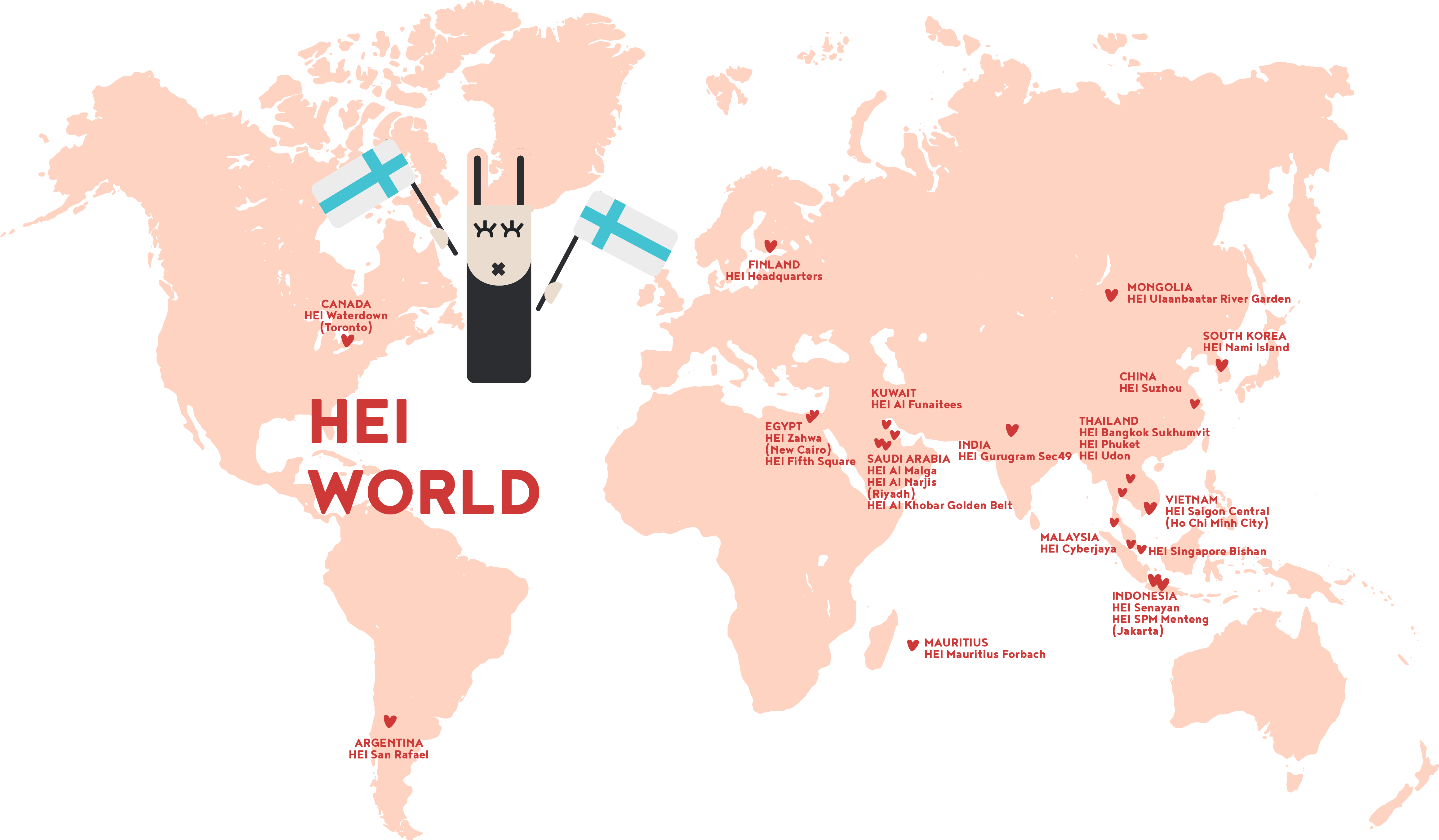 HEI World map